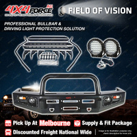 Safari Shield U Loop Bullbar Light Side Step for Toyota Landcruiser 79 Dual MEL