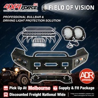 Safari Shield U Loop Bumper Bullbar Lights Side Steps for Ford Ranger PX T7 MEL