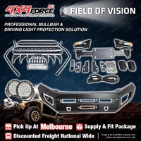 Ultimate Guard No Loop Bullbar Lights Side Steps for Isuzu D-Max 12-16 MEL
