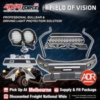 Ultimate Guard No Loop Bullbar Lights Side Steps for Mitsubishi Triton MQ MEL