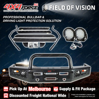 Safari Shield Bullbar Lights Side Steps for Toyota Landcruiser 79 Single Cab MEL