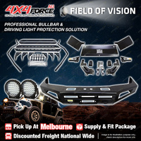 Ultimate Guard No Loop Bullbar Lights Side Steps for Toyota Landcruiser 105 MEL