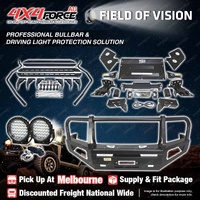 Premium Armor 3 Loop Bullbar Light Side Steps for Nissan Navara D40 11-On MEL