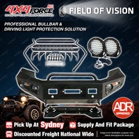 Safari Shield U Loop Bumper Bullbar Lights Side Steps for Ford Ranger PX T7 SYD