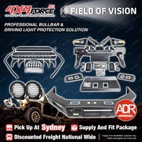 Ultimate Guard No Loop Bumper Bullbar Lights Side Steps for Ford Ranger PX SYD