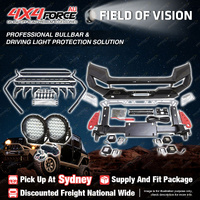 Ultimate Guard Bullbar Lights Side Steps for Nissan Navara NP300 D23 21+ SYD