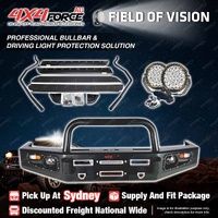 Safari Shield Bullbar Lights Side Steps for Toyota Landcruiser 79 Single Cab SYD