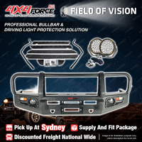 Armor 3 Loop Bullbar Lights Side Steps for Toyota Landcruiser 79 Single Cab SYD