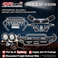 Safari Shield U Loop Bullbar Lights Side Steps for Toyota Landcruiser 105 SYD