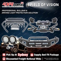 Safari Shield Bullbar Lights Side Steps for Toyota Landcruiser 200 16-21 SYD