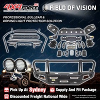 Premium Armor 3 Loop Bullbar Light Side Steps for Nissan Navara D40 06-11 SYD