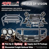 Premium Armor 3 Loop Bullbar Light Side Steps for Nissan Navara D40 11-On SYD