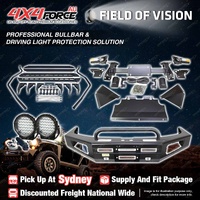 Safari Shield Bullbar Lights Side Steps for Toyota Landcruiser Prado 150 SYD