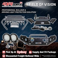 Safari Shield U Loop Bullbar Lights Side Steps for Mazda BT-50 20-25 SYD