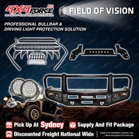 Armor Bullbar Skid Plate LOOP lights Side Steps for Isuzu D-Max 17-19 SYD Stock