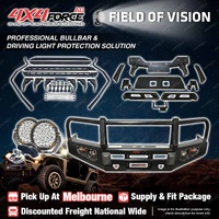 MEL Stock Armor Bullbar LOOP Skid Plate lights Side Steps for Ford Ranger PX T7