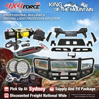 Armor Bullbar Skid Plate 3 LOOP light Winch for Ford Ranger PX T6 SYD Stock