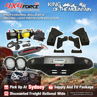 Ultimate Guard Bullbar No Loop Skid Plate Light Winch for Ford Ranger PX SYD