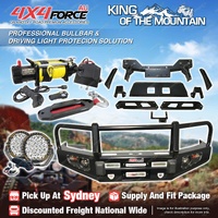 Armor Bumper Bullbar LOOP Skid Plate light Winch for Ford Ranger PX T7 SYD Stock