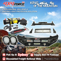 Ultimate Guard Bullbar No Loop Skid Plate Light Winch for Isuzu D-MAX 12-16 SYD