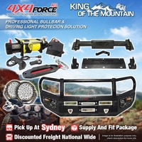 Armor Bumper Bullbar Skid Plate LOOP light Winch for Isuzu D-MAX 12-16 SYD Stock