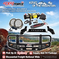 Armor Bumper Bullbar Skid Plate LOOP light Winch for Isuzu D-Max 17-19 SYD Stock