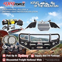 Armor Bullbar Skid Plate LOOP light Winch for Toyota Hilux Vigo 12-15 SYD Stock