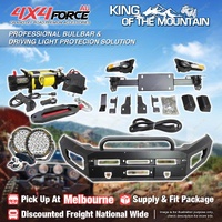 Safari Shield Bullbar Guard Plate Light Winch for Isuzu D-MAX 12-16 MEL Stock