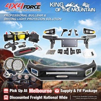 Ultimate Guard Bullbar No Loop Plate Light Winch for Mitsubishi Triton MQ MEL