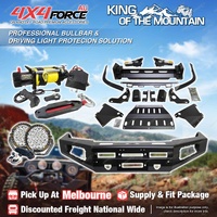 Ultimate Bullbar Skid Plate light Winch for Toyota Hilux Vigo 12-15 MEL Stock