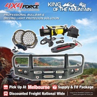 Armor Bullbar 3 LOOP light Winch for Toyota Landcruiser 79 Dual Cab 07-16 MEL