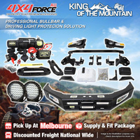 Ultimate Guard No Loop Bullbar Lights Winch for Mitsubishi Pajero V97 06-16 MEL