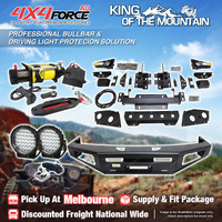 Ultimate Guard No Loop Bullbar Lights Winch for Nissan Navara D40 Thai 06-11 MEL