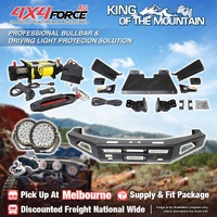 Ultimate Guard No Loop Bullbar Lights Winch for Nissan Patrol Y62 10-19 MEL