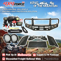 Premium Armor 3 Loop Bullbar Lights Winch for Toyota Landcruiser 100 Series MEL
