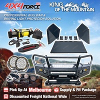 Premium Armor 3 Loop Bumper Bullbar Lights Winch for Isuzu D-Max 21-23 MEL Stock