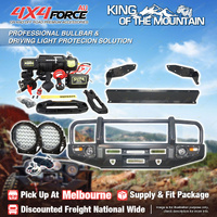 Premium Armor 3 Loop Bumper Bullbar Lights Winch for Toyota Prado 90 MEL Stock