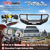 Premium Armor 3 Loop Bumper Bullbar Lights Winch for Mitsubishi Triton ML MN MEL