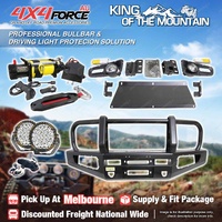 Premium Armor 3 Loop Bumper Bullbar Lights Winch for Suzuki Jimny 2019-2024 MEL