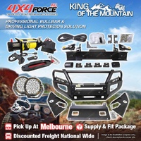 Premium Armor 3 Loop Bullbar Lights Winch for Mitsubishi Pajero Sport 19-On MEL