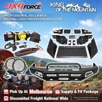 Safari Shield U Loop Bullbar Drive Light Winch for Toyota Landcruiser 100 MEL