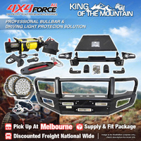 Premium Armor 3 Loop Bumper Bullbar Drive Light Winch for Toyota FJ Cruiser MEL