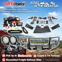 Premium Armor 3 Loop Bumper Bullbar Lights Winch for Nissan Patrol Y62 MEL