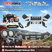Ultimate Guard No Loop Bullbar Light Winch for Nissan Patrol Y61 GU 05-On MEL