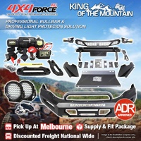 Safari Shield U Loop Bullbar Drive Light Winch for Isuzu D-max 21-23 MEL
