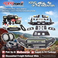 Safari Shield U Loop Bullbar Drive Light Winch for Mazda BT-50 11-20 MEL