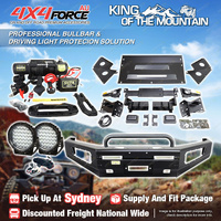 Safari Shield U Loop Bullbar Lights Winch for Nissan Navara D40 Spain 11-On SYD