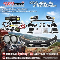 Ultimate Guard No Loop Bullbar Lights Winch for Mitsubishi Pajero V97 06-16 SYD