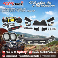 Ultimate Guard No Loop Bullbar Lights Winch for Nissan Patrol Y62 10-19 SYD