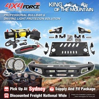 Ultimate Guard No Loop Bullbar Lights Winch for Toyota LandCruiser 79 Series SYD